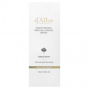 d'Alba, сыворотка с маслом белого трюфеля в капсулах, 100 мл (3,38 жидк. унции) в Москве - eco-herb.ru | фото