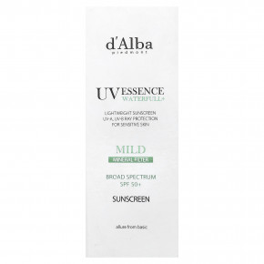 d'Alba, UV Essence Waterfull+, солнцезащитное средство, минеральный фильтр, мягкое, SPF 50, 50 мл (1,69 жидк. унции) в Москве - eco-herb.ru | фото