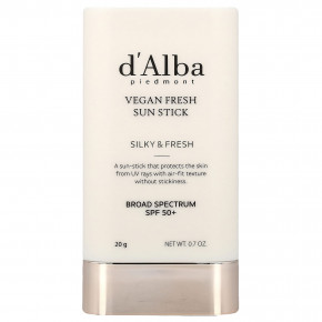 d'Alba, Vegan Fresh Sun Stick, SPF 50+, 20 г (0,7 унции) в Москве - eco-herb.ru | изображение d'Alba, Vegan Fresh Sun Stick, SPF 50+, 20 г (0,7 унции) в Москве - eco-herb.ru | фото