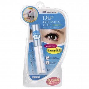 D-UP, Super Fit, клей для накладных ресниц, 501 прозрачный каучуковый латексный тип, 5 мл (0,7 жидк. унции) в Москве - eco-herb.ru | фото
