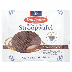 Daelmans, Stroopwafels, шоколад, 24 вафли, 36 г (1,27 унции) в Москве - eco-herb.ru | изображение Daelmans, Stroopwafels, шоколад, 24 вафли, 36 г (1,27 унции) в Москве - eco-herb.ru | фото