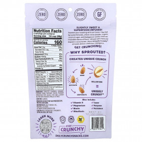 Daily Crunch, пророщенный миндаль, какао и морская соль, 114 г (4 унции) в Москве - eco-herb.ru | фото