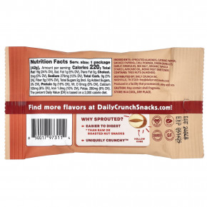 Daily Crunch, Пророщенный миндаль, острый по Нэшвиллу, 42 г (1,5 унции) (Товар снят с продажи) в Москве - eco-herb.ru | фото