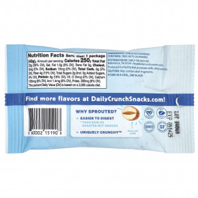 Daily Crunch, Проросший миндаль, оригинальный, 42 г (1,5 унции) (Товар снят с продажи) в Москве - eco-herb.ru | фото