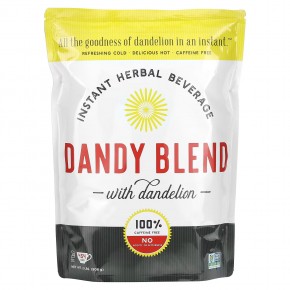 Dandy Blend, растворимый травяной напиток с одуванчиком, без кофеина, 908 г (2 фунта) - описание