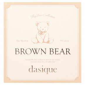 Dasique, палитра теней для век, оттенок 28 Brown Bear, 1 шт. в Москве - eco-herb.ru | фото