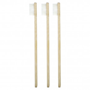 Davids, премиальный бамбуковый зубная щетка, мягкая, для взрослых, 3 шт. в Москве - eco-herb.ru | фото