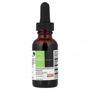 DaVinci Laboratories, Astaxanthin D3 Liquid, 1 fl oz (30 ml) - описание | фото