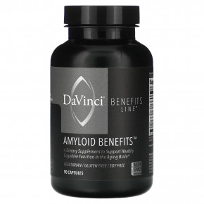 DaVinci Laboratories, Benefits Line, Amyloid Benefits, 90 капсул - описание | фото