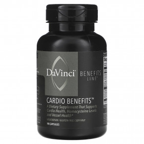 DaVinci Laboratories, Benefits Line, Cardio Benefits, 90 капсул - описание | фото