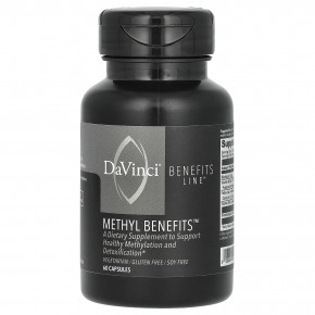 DaVinci Laboratories, Benefits Line, Methyl Benefits, 60 капсул - описание | фото