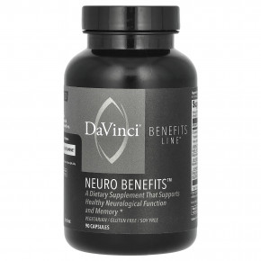 DaVinci Laboratories, Benefits Line, Neuro Benefits, 90 капсул - описание | фото