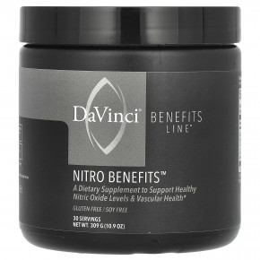 DaVinci Laboratories, Benefits Line, Nitro Benefits, 309 г (10,9 унции) в Москве - eco-herb.ru | фото