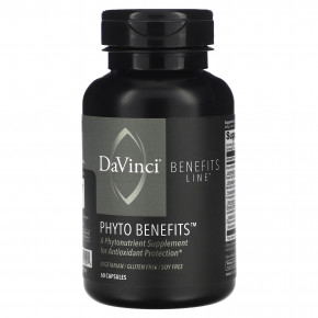 DaVinci Laboratories, Benefits Line, Phyto Benefits, 60 капсул - описание | фото