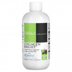 DaVinci Laboratories, Collagen Bright, мятный шоколад, 225 мл (7,6 жидк. унц.) - описание