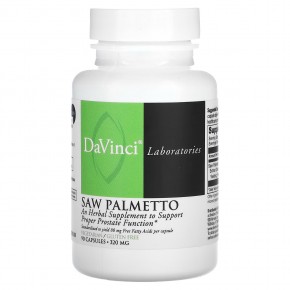 DaVinci Laboratories of Vermont, Saw Palmetto, 320 mg , 90 Capsules в Москве - eco-herb.ru | фото