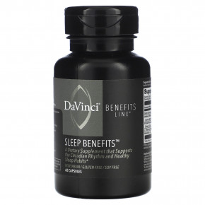 DaVinci Laboratories, Преимущества для сна, 60 капсул - описание | фото