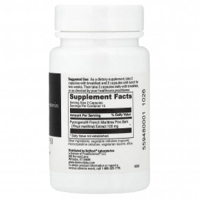 DaVinci Laboratories, Pycnogenol®-50, 50 мг, 30 капсул в Москве - eco-herb.ru | фото