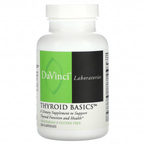 DaVinci Laboratories, Thyroid Basics`` 120 капсул - описание | фото