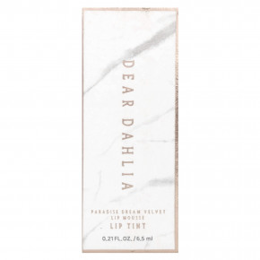 Dear Dahlia, Бархатный мусс для губ Paradise Dream, оттенок для губ, плюшевый, 6,5 мл (0,21 жидк. Унции) в Москве - eco-herb.ru | фото