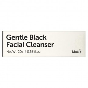 Dear, Klairs, Gentle Black Facial Cleanser, 0.68 fl oz (20 ml) в Москве - eco-herb.ru | фото