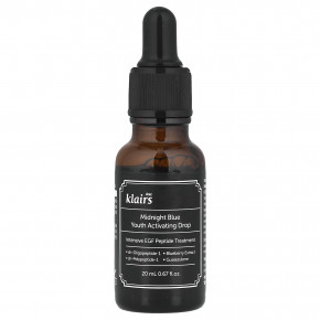 Dear, Klairs, Midnight Blue Youth Activating Drop, антивозрастная сыворотка, 20 мл (0,67 жидк. унции) - описание | фото