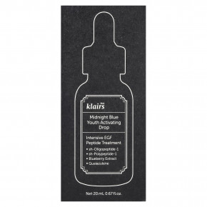 Dear, Klairs, Midnight Blue Youth Activating Drop, антивозрастная сыворотка, 20 мл (0,67 жидк. унции) в Москве - eco-herb.ru | фото