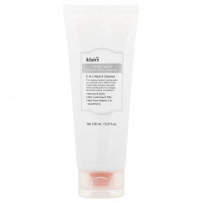 Dear, Klairs, очищающая маска с витаминами, со свежим соком, 150 мл (5,07 жидк. унции) - описание | фото