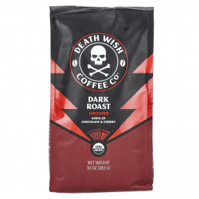 Death Wish Coffee, Молотый, темная обжарка, 283 г (10 унций) в Москве - eco-herb.ru | фото