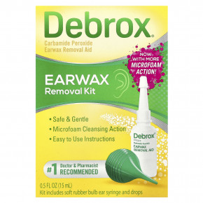 Debrox, Набор для удаления ушной серы, 15 мл (0,5 жидк. унц.) в Москве - eco-herb.ru | изображение Debrox, Набор для удаления ушной серы, 15 мл (0,5 жидк. унц.) в Москве - eco-herb.ru | фото