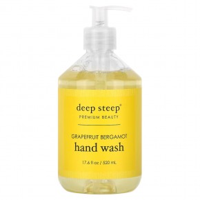 Deep Steep, Средство для мытья рук, грейпфрут и бергамот, 520 мл (17,6 жидк. Унции) - описание