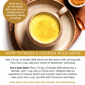 DelighTeas, Ayurvedic Golden Milk Blend, латте с чаем с куркумой, без кофеина, 140 г (5 унций) в Москве - eco-herb.ru | изображение DelighTeas, Ayurvedic Golden Milk Blend, латте с чаем с куркумой, без кофеина, 140 г (5 унций) в Москве - eco-herb.ru | фото