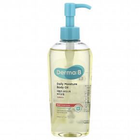 Derma:B, увлажняющее масло для тела для ежедневного использования, свежий персик, 200 мл (6,7 жидк. унции) - описание | фото
