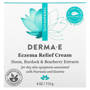 DERMA E, крем от экземы,113 г (4 унции) в Москве - eco-herb.ru | фото