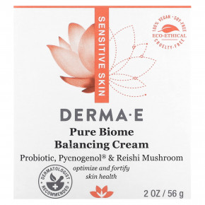 DERMA E, Pure Biome, балансирующий крем, 56 г (2 унции) в Москве - eco-herb.ru | фото