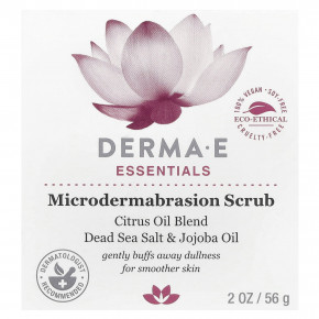 DERMA E, скраб для микродермабразии, 56 г (2 унции) в Москве - eco-herb.ru | фото