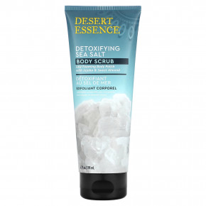 Desert Essence, Детоксифицирующий скраб для тела с морской солью, 198 мл (6,7 жидк. унц.) - описание | фото