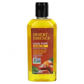 Desert Essence, на 100% чистое масло жожоба, для волос, кожи и кожи головы, 118 мл (4 жидк. унции) в Москве - eco-herb.ru | фото