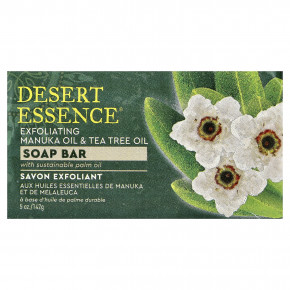 Desert Essence, отшелушивающее мыло с маслом мануки и маслом чайного дерева, 142 г (5 унций) в Москве - eco-herb.ru | изображение Desert Essence, отшелушивающее мыло с маслом мануки и маслом чайного дерева, 142 г (5 унций) в Москве - eco-herb.ru | фото