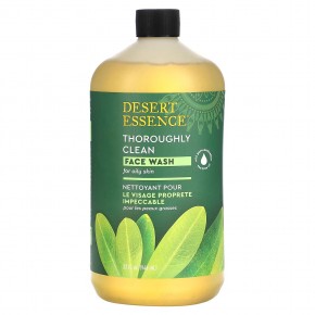 Desert Essence, тщательное очищение, для жирной кожи, 946 мл (32 жидк. унции) - описание