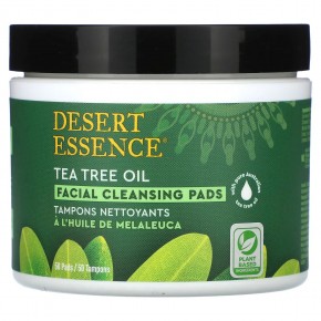 Desert Essence, ватные диски для ежедневной очистки кожи лица, 50 штук в Москве - eco-herb.ru | фото