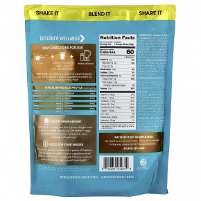 Designer Wellness, Designer Lite®, растительный и сывороточный протеиновый порошок, шоколадное печенье и крем, 720 г (1,6 фунта) в Москве - eco-herb.ru | фото