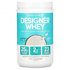 Designer Wellness, Designer Whey, протеиновый порошок для замены приемов пищи, ваниль, 783 г (1,72 фунта) в Москве - eco-herb.ru | фото