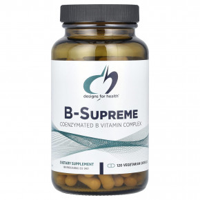 Designs For Health, B-Supreme, 120 Vegetarian Capsules в Москве - eco-herb.ru | фото