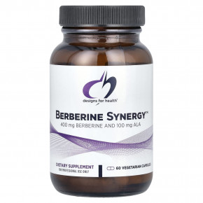 Designs For Health, Berberine Synergy™, 60 Vegetarian Capsules в Москве - eco-herb.ru | фото