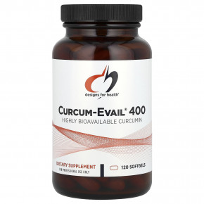 Designs For Health, Curcum-Evail® 400, 120 Softgels в Москве - eco-herb.ru | фото