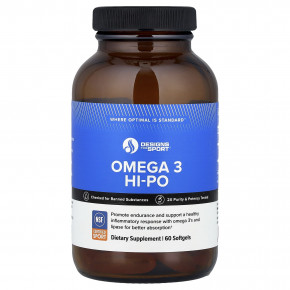 Designs For Health, Design For Sport®, Omega 3 Hi-Po, 60 мягких таблеток в Москве - eco-herb.ru | фото