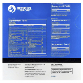 Designs For Health, Designs For Sport®, мультивитаминная добавка для ежедневного применения, 30 пакетиков в Москве - eco-herb.ru | фото