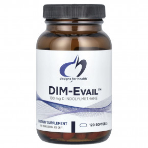 Designs For Health, DIM-Evail™, 100 mg, 120 Softgels - описание | фото