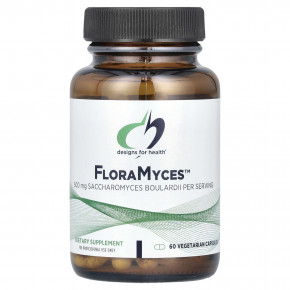 Designs For Health, FloraMyces™, 500 mg, 60 Vegetarian Capsules (250 mg per Capsule) в Москве - eco-herb.ru | фото